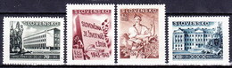 Slovaquie 1943 Mi 128-31 (Yv 94-7), (MH)* - Unused Stamps