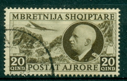 V7081 ITALIA OCCUPAZIONI ALBANIA 1939 Vittorio Emanuele III Posta Aerea, Usato, Ottime Condizioni - Albanië