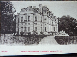 DONNEMARIE  Château De Gurcy   TBE  CPA Neuve - Donnemarie Dontilly