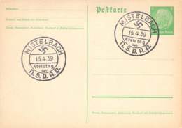 MiNr.P225 Sammlerbeleg SST Mistelbach Kreistag Der NSDAP 16.4.39 - Postcards