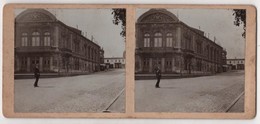 Photo Stereo Originale Photographe De Roanne Le Théâtre - Stereoscopic