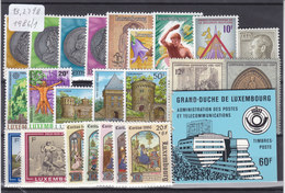 Luxembourg 1986. Année Complète (B.2398) - Années Complètes