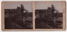 Photo Stereo Originale Photographe De Roanne Moulin De La Papèterie - Photos Stéréoscopiques