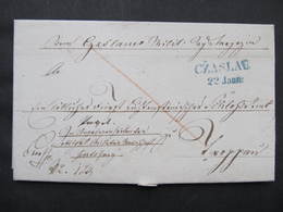 BRIEF Czaslau Caslav - Troppau Stempel BLAU!!  1842//  D*37390 - ...-1850 Préphilatélie