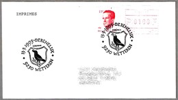 CUERVO - RAVEN. Wetteren 1993 - Mechanical Postmarks (Advertisement)