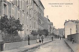 94-VILLENEUVE-SAINT-GEORGES- RUE EMILE ZOLA - Villeneuve Saint Georges