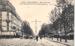 94-VINCENNES-RUE DE PARIS PRISE DE LA PLACE DE LA PREVOYANCE - Vincennes