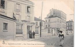 94-MAISON-ALFORT- RUE VICTOR-HUGO ET GENDARMERIE - Maisons Alfort