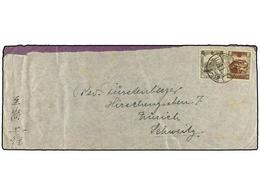 CHINA: MANCHURIA. 1944. FRENGHUANCHENG, DANISH MISSION To ZURICH. Envelope Send With Manchoukuo Stamps Of  7 F.  And  15 - Other & Unclassified