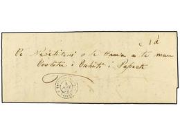 TAHITI. 1870 (June 8). Entire Letter Written In Tahitian Mailed To PAPEETE, Datelined 'Putuihara 27 No Epesesa 1870', St - Sonstige & Ohne Zuordnung