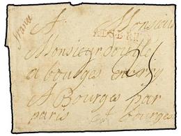 ALEMANIA ANTIGUOS ESTADOS: HANNOVER. 1754. Entire Letter From HANNOVER To BOURGES Via Paris With Good Strike Of  A.DU.B. - Autres & Non Classés