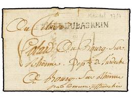 ALEMANIA. 1794. KANDEL To FRANCE. Entire Letter With  ARMEE DU BAS RHIN  Mark. - Other & Unclassified