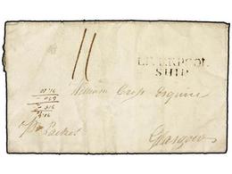 GRENADA: GRENADINAS. 1789. Entire Letter From GRENADA To GLASGOW Endorsed 'pr. Packet' With Reverse Showing Fine Impress - Altri & Non Classificati
