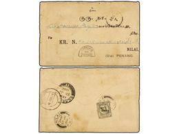 MALAYA. 1928. KOONNAKUDI (India) To NILAI (Negri Sembilan, Malaya). Envelope Sent Unfranked, With  KOONNAKUDI/DUE/TWOANN - Altri & Non Classificati