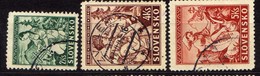 Slowakei / Slovakia, 1939, Mi 43-45 A, Gestempelt [240319XXIV] - Used Stamps