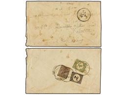 MALAYA. 1930. KOTTAIYUR (India) To MALACCA. Envelope Franked With  1 Anna  Brown Stamp, Taxed On Arrival With Straits Se - Other & Unclassified