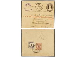 MALAYA. 1940. RAMNAD (India) To KUALA LUMPUR (Selangor, Malaya).  1 Anna  Brown Postal Stationery Envelope, Taxed On Arr - Sonstige & Ohne Zuordnung