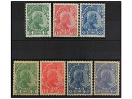 ** LIECHTENSTEIN. Yv.1/3 + 1a/3a + 3b. 1912. Complete Set, Never Hinged. LUXE. Yvert.4.840€. - Autres & Non Classés