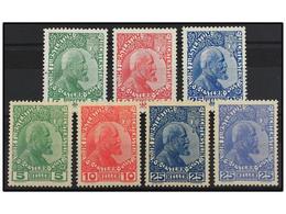 ** LIECHTENSTEIN. Mi.1/3x+1/3y. 1912. COMPLETE Set, Never Hinged. LUXE. Cert. Rupp And Marxer (Yvert 4.840€). - Other & Unclassified