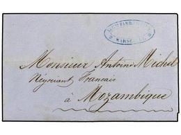 MOZAMBIQUE. 1857 (29-Abril). MARSELLA A MOZAMBIQUE. Carta Completa De Dos Páginas. En El Texto Instrucciones Para Su Enc - Sonstige & Ohne Zuordnung