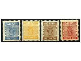 (*) SUECIA. Mi.9/12ND. 1858.  REPRINTS 1885. 12, 24, 30  And  50 Ore . Excelent Centered, Without Gum. Michel.480€. - Sonstige & Ohne Zuordnung