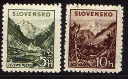 Slowakei / Slovakia, 1940/1943, Mi 71-72 Y **   [240319XXIV] - Unused Stamps