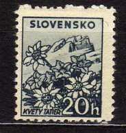 Slowakei / Slovakia, 1940/1943, Mi 73 X *  [240319XXIV] - Nuovi