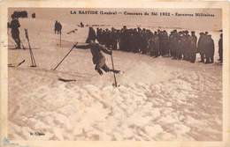 48-LA-BASTIDE- CONCOURS DE SKI 1932, EPREUVES MILITAIRES - Altri & Non Classificati