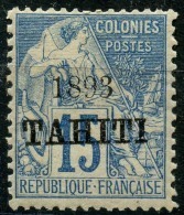 Tahiti (1893) N 24 * (charniere) - Neufs