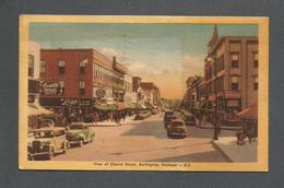 BURLINGTON  - VERMONT - VIEW OF CHURCH STREET - POSTMARKED 1946 NICE STAMP - BY McAULIFFE PAPER - Burlington