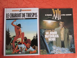 2 Bandes Dessinees   . Le Chariot De Thespis Et Le Jour Du Soleil Noir - Bücherpakete