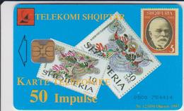 ALBANIA-18 - 85 Years PTT 50U (Dhjetor 1997) - STAMP - Albania