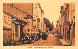 Delcampe - 48-FLORAC- ROUTE NATIONALE VUE DU SUD - Florac