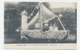CHAILLÉ LES MARAIS 85  FÊTE DU   5 JUILLET 1925   FLEURS DES INDES - Chaille Les Marais