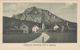GRÖDIG Mit Untersberg (Salzburg) - Stempel Zeppezauerhaus, 1924 - Grödig