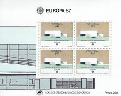 BM181 CEPT Europa Portugal 1987, Kleinbogen Mit 4 Werten, Block 54, Postfrisch - 1987