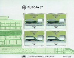 BM182 CEPT Europa Madeira 1987, Kleinbogen Mit 4 Werten, Block 8, Postfrisch - 1987