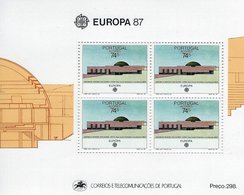 BM183 CEPT Europa Acores 1987, Kleinbogen Mit 4 Werten, Block 8, Postfrisch - 1987