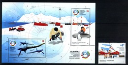 ARGENTINA ARGENTINE 2014 ANTARCTIQUE ANTARCTIC FAUNA PREHISTORIQUE SET+S/S YV 3037 BL 137 GJ 4034+HB245 MNH - Ongebruikt