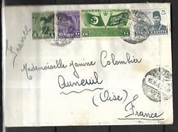 Egypte Lettre De Tanta Le 05   Janvier  1946  Vers Auneuil  Dans L'Oise - Covers & Documents