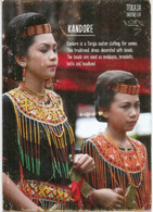 Young Toraja Girls At A Wedding Ceremony.South Sulawesi, Indonesia (ethnic Indigenous Tribe) Postcard Sent To Andorra - Asien
