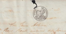 1846-PS-75 SPAIN ANTILLES CUBA PUERTO RICO REVENUE SEALLED PAPER. 1846-47. SELLO POBRES. - Timbres-taxe
