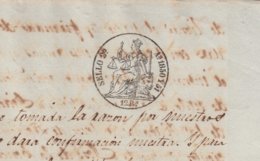 1850-PS-72 SPAIN ANTILLES CUBA PUERTO RICO REVENUE SEALLED PAPER. 1850-51. SELLO 2do. - Timbres-taxe