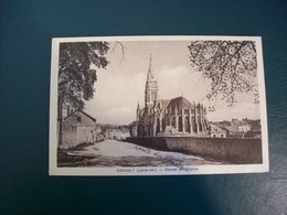 Carte Postale Ancienne D'Orvault: Chevet De L'Eglise - Orvault