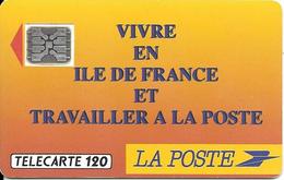 CARTE-PUBLIC-F-137B.520-1990-120U-SC5 An-Trou 6-LA POSTE-Ile De France-5 Ge 20194-UTILISEE-  TBE- - 1990