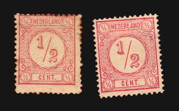 NVPH #30C #30E  MLH ONGEBRUIKT MH AND MINT NO GUM  CATALOGUE VALUE EURO 35 (A_4272) NETHERLANDS NEDERLANDS - Neufs