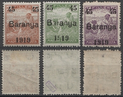 1919 Hungary Croatia SHS Occupation Local - BARANYA Baranja - Harvester Overprint - 45 Fill. - MH / MNH - Baranya