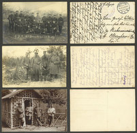 GERMANY: Postcard With View Of Group Of German Soldiers In Graudenz, Sent With Military Free Frank To Olberhau On 10/MAR - Otros & Sin Clasificación