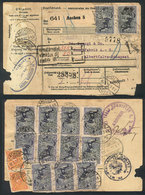 GERMANY: Despatch Note Sent From Aachen To Hungary On 18/SE/1922, With Spectacular Postage Of 270Mk., Handsome! - Other & Unclassified