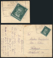 GERMANY: Postcard Franked With 8Pf. And Sent To Stuttgart, With Interesting Rectangular Cancel Of Ulm. - Sonstige & Ohne Zuordnung